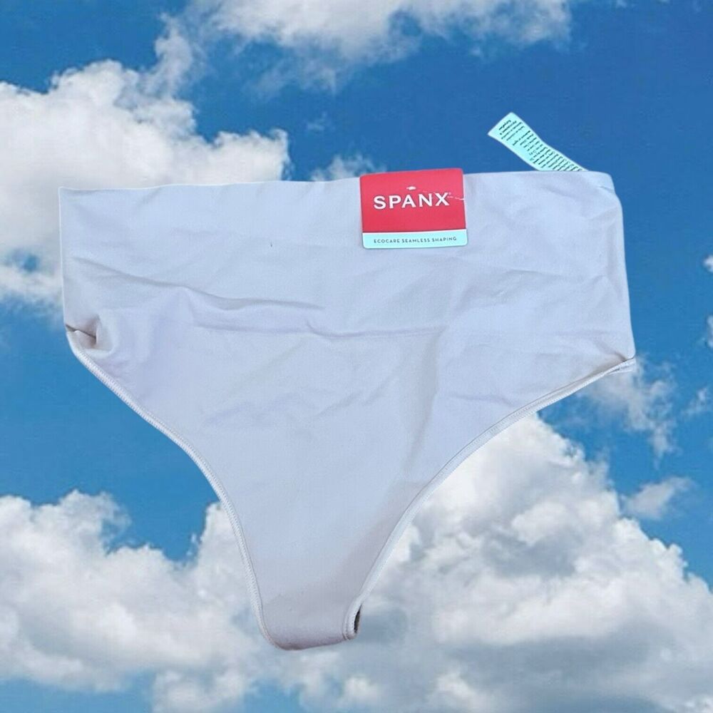 SPANX Womens Size Small Vintage Rose Ecocare Seamless Shaping Brief NEW